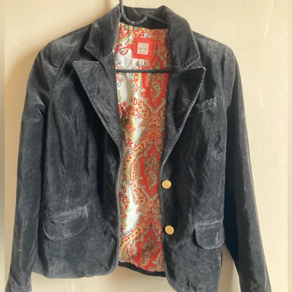 Vintage Old Navy Velvet Blazer Women’s SM